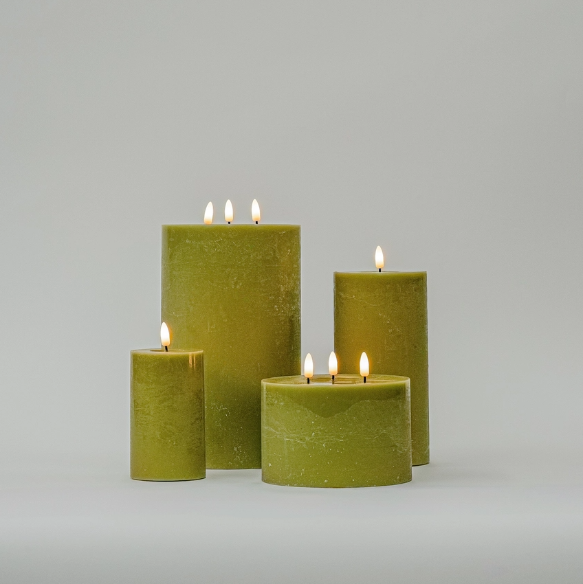 Flameless Pillar Candles - Thumbnail 2