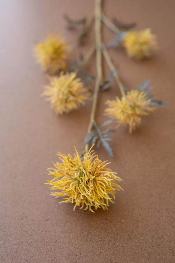 Artificial Yellow Flower Spray