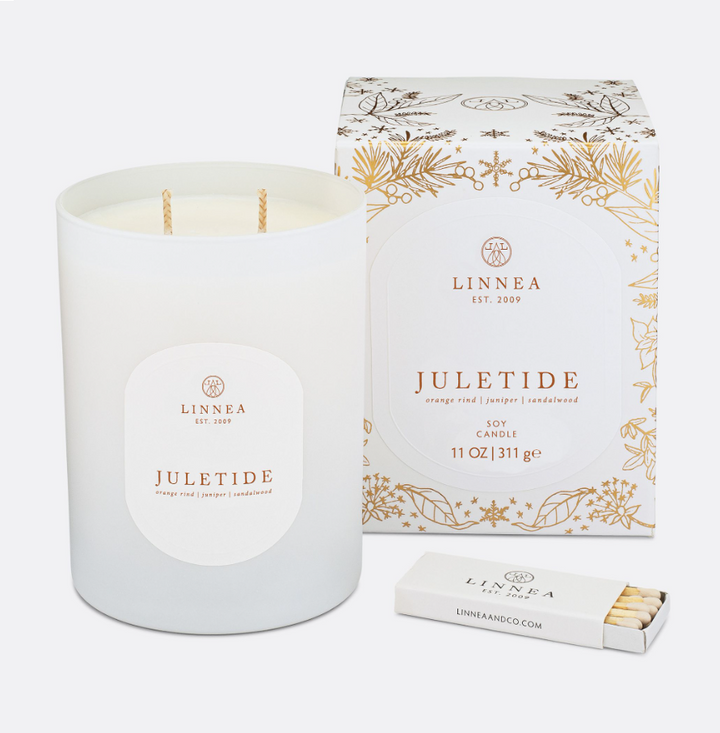 Linnea Juletide Two-Wick Candle - Large