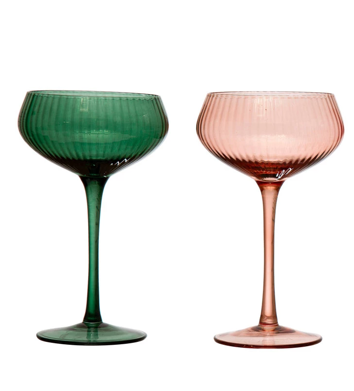 Stemmed Champagne Coupe Glass