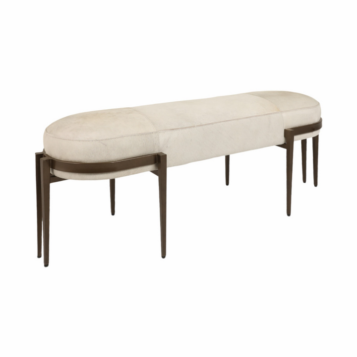 Marella Hair on Hide Bench - 13 Hub Lane   |  Benches