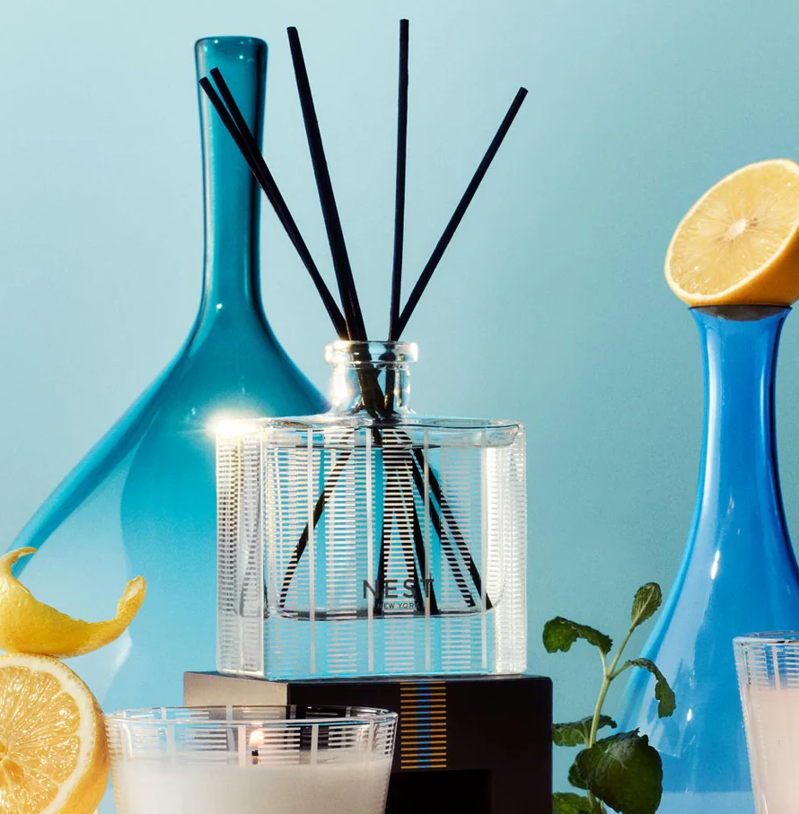 NEST Amalfi Lemon & Mint Reed Diffuser - 13 Hub Lane   |  Amalfi Lemon & Mint