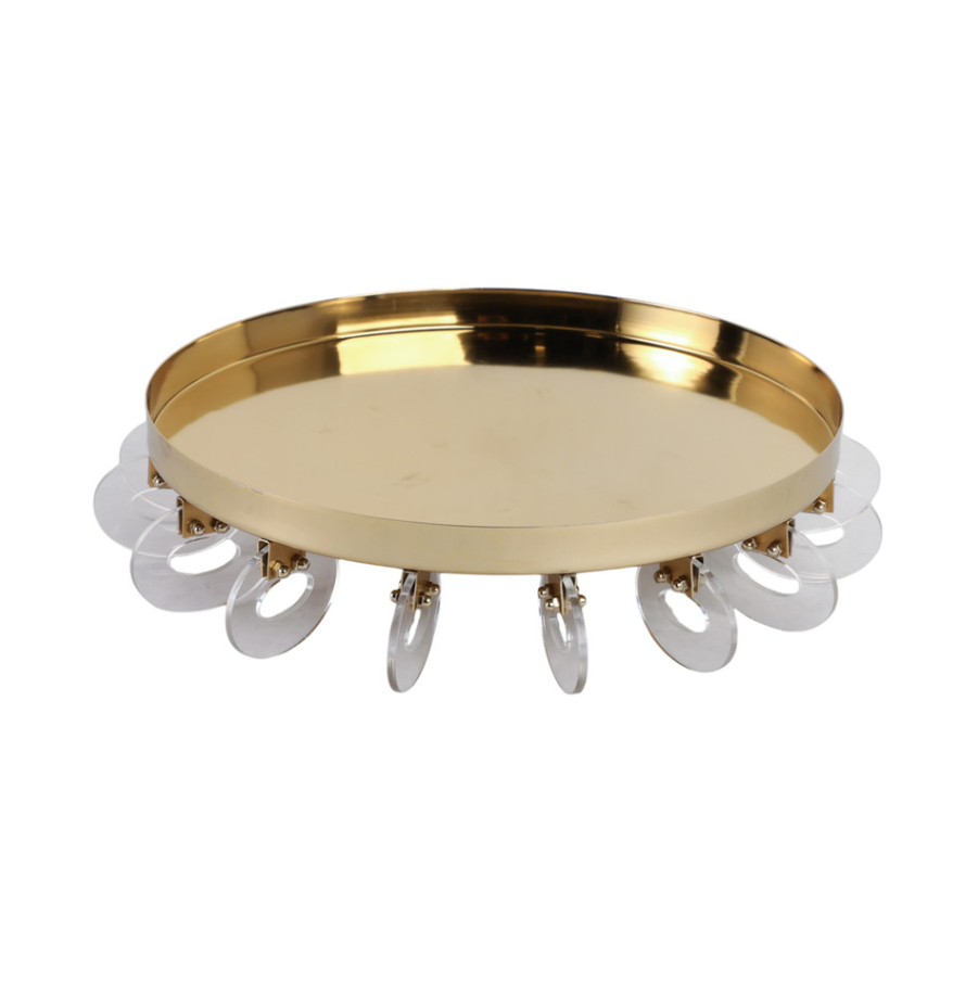 Sunderland Acrylic & Gold Bowl - 13 Hub Lane   |  Acrylic Bowls