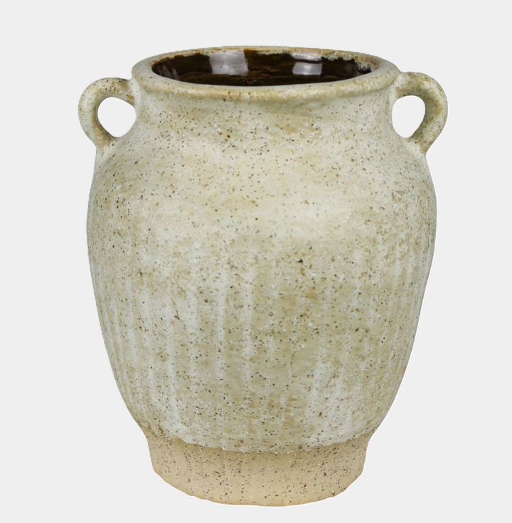 Umbria Ceramic Pot w/ Handles - 13 Hub Lane   |  