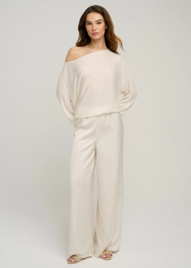 The Everything Wide Leg Pants, Ivory