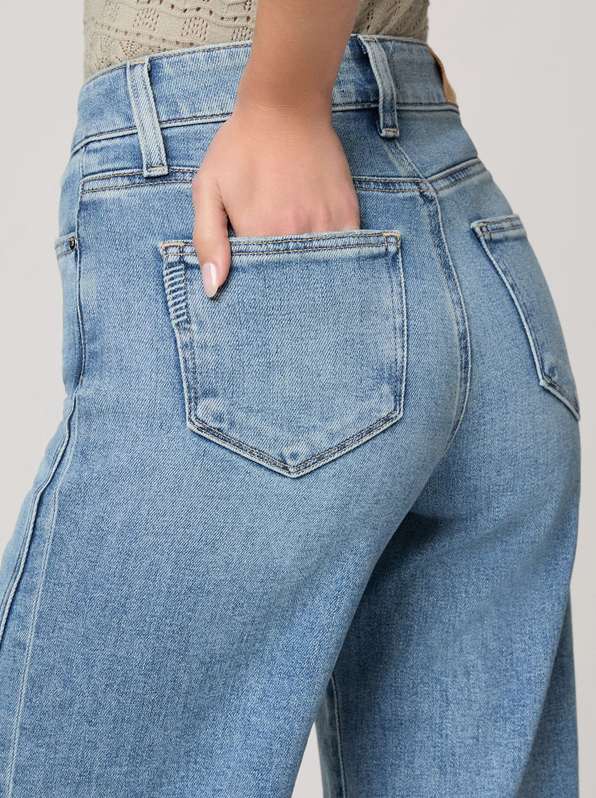 Paige Anessa Wide Leg Jean, Explorer