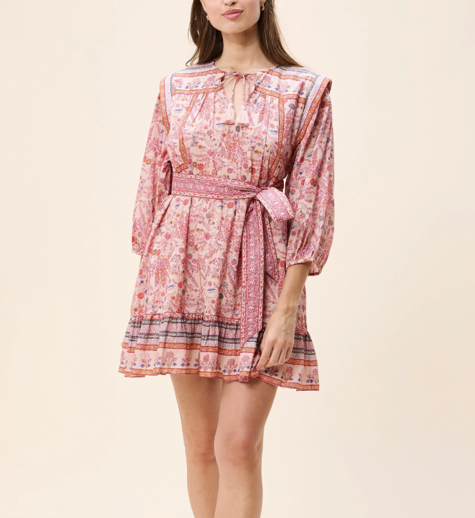 Frieda Mini Dress, Dahlia - 13 Hub Lane   |  Mini Dresses
