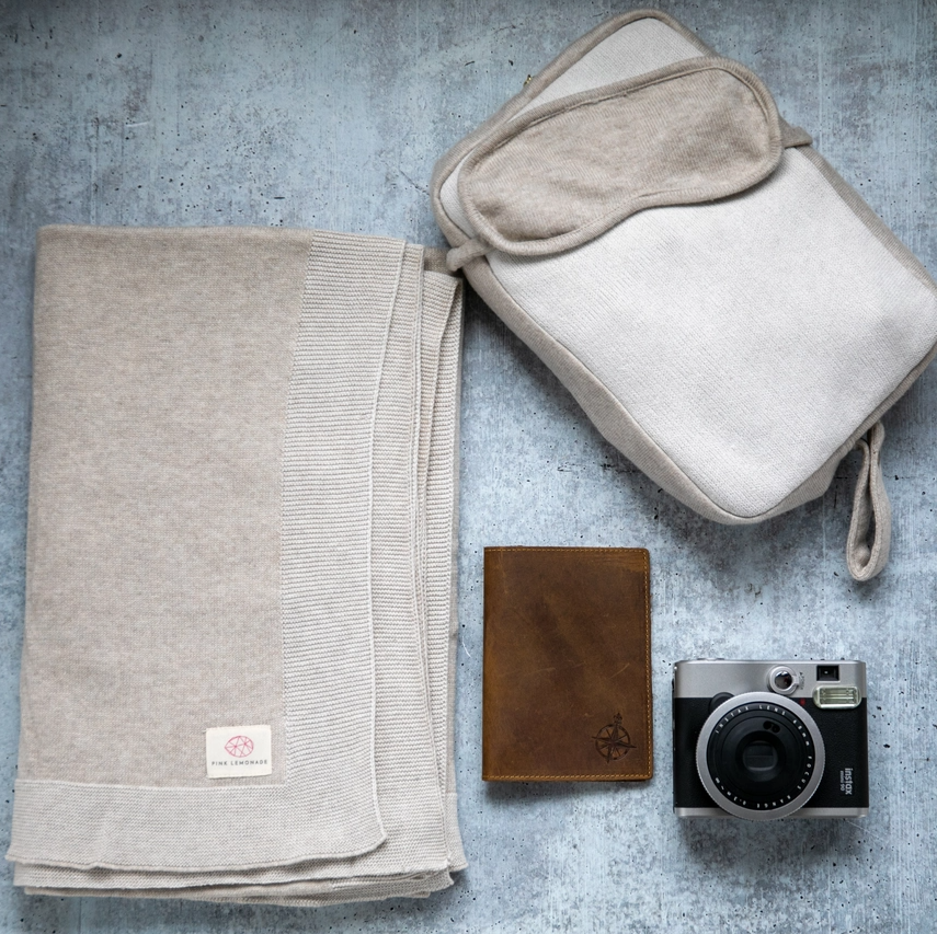 Travel Blanket Reversible Solid - 13 Hub Lane   |  Travel Blankets