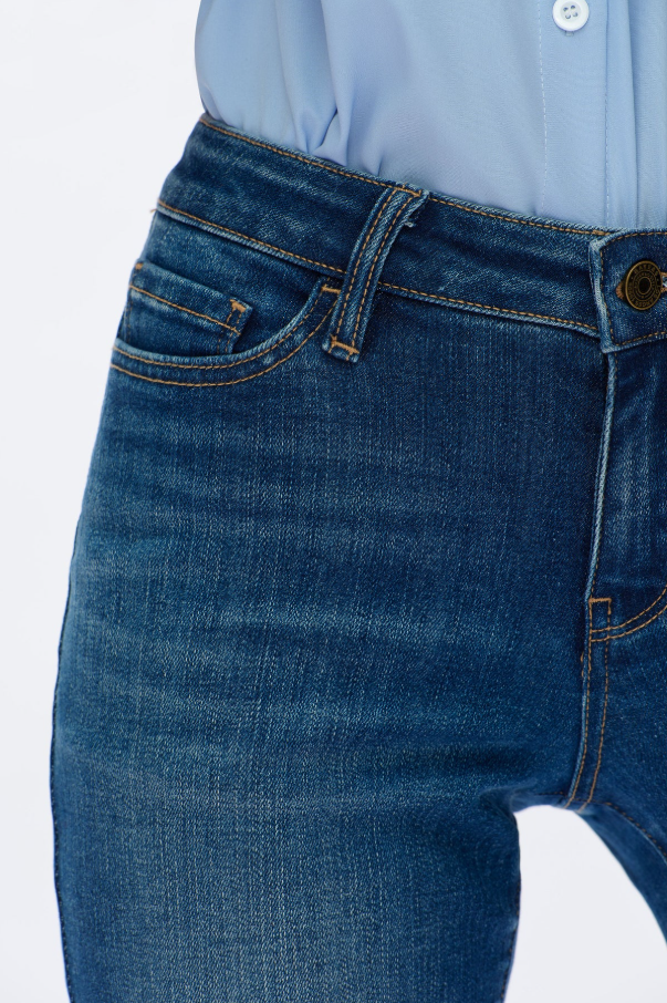 Low Rise Bootcut Jeans, Dark Blue - 13 Hub Lane   |  Bootcut Jeans