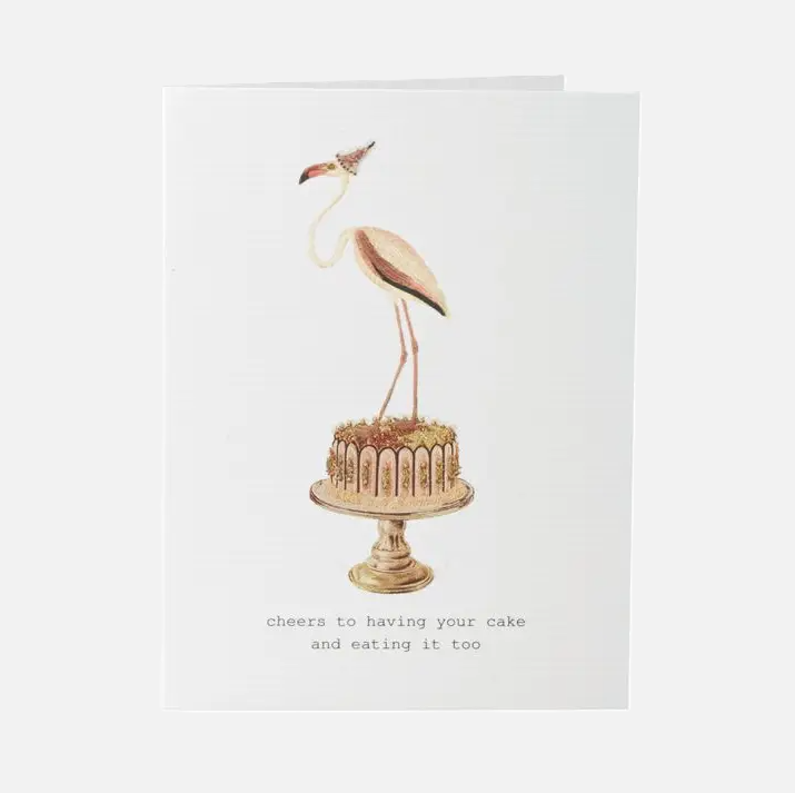 Cheers To Having Your Cake - Birthday