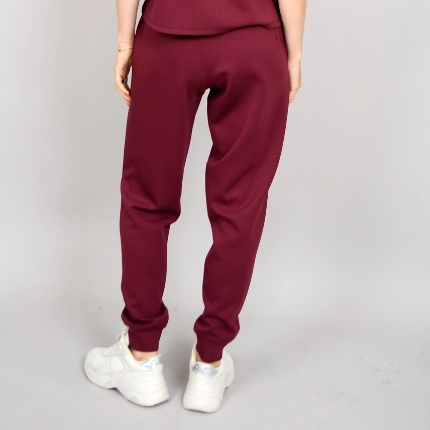 Joselle Soft Knit Drawstring Jogger, Oxblood