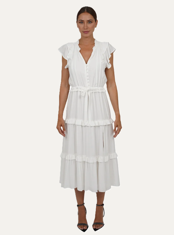 Love Token Tiered Midi Dress - 13 Hub Lane   |  