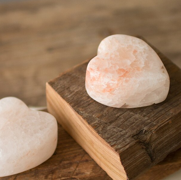 Himalayan Salt Heart - 13 Hub Lane   |  Stone Deco