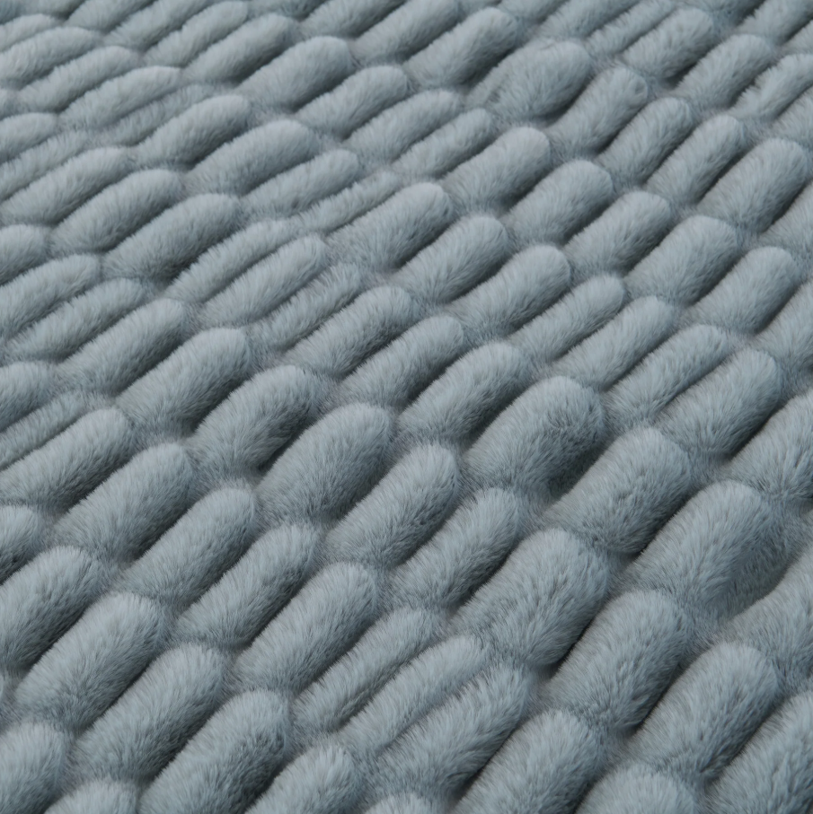 Ruched Rabbit Double Sided Throw - 13 Hub Lane   |  