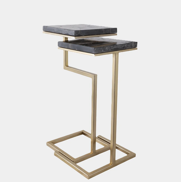 Clarkdale Black Quartz Accent Tables - 13 Hub Lane   |  