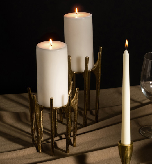 Spiked Candleholder - 13 Hub Lane   |  Metal Candle Holders