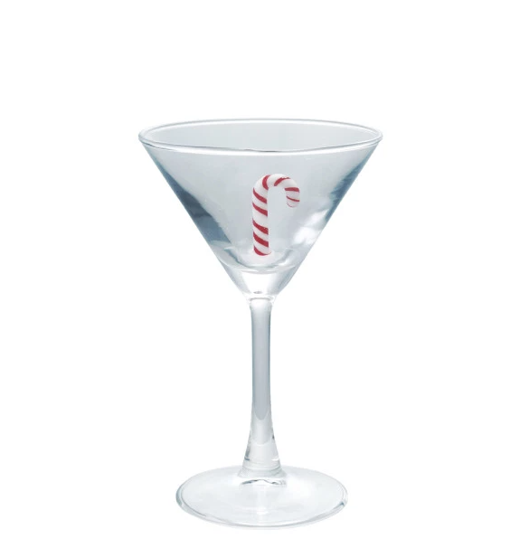 4oz. Holiday Figure Martini Glass - 13 Hub Lane   |  