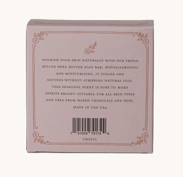 6oz. Triple Milled Heart Shaped Soap