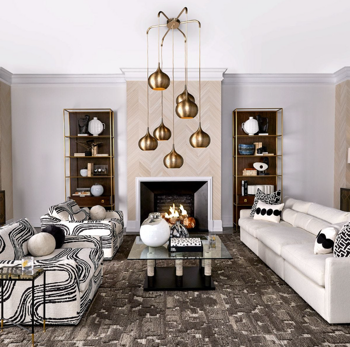 Golden Onion 7-Light Chandelier - 13 Hub Lane   |  Chandeliers