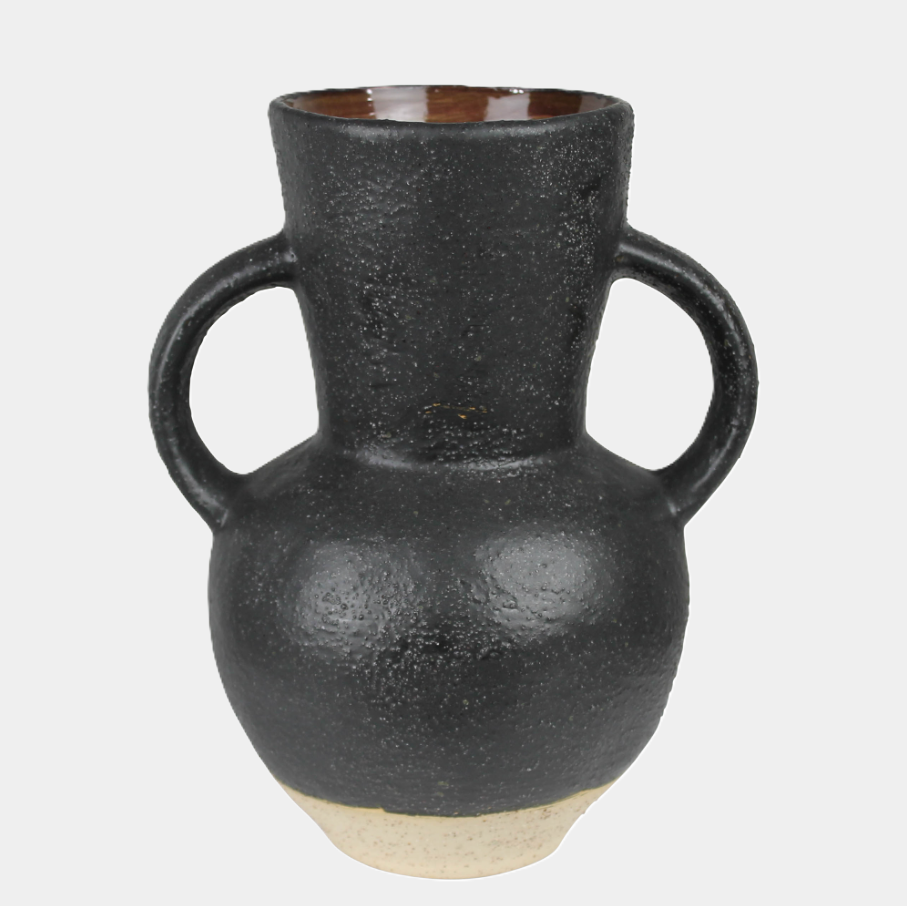 Umbria Ceramic Vase w/ Handles - 13 Hub Lane   |  