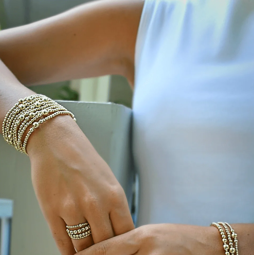 Nantucket Beaded Bracelet - 4mm6 - 13 Hub Lane   |  Beaded Bracelets