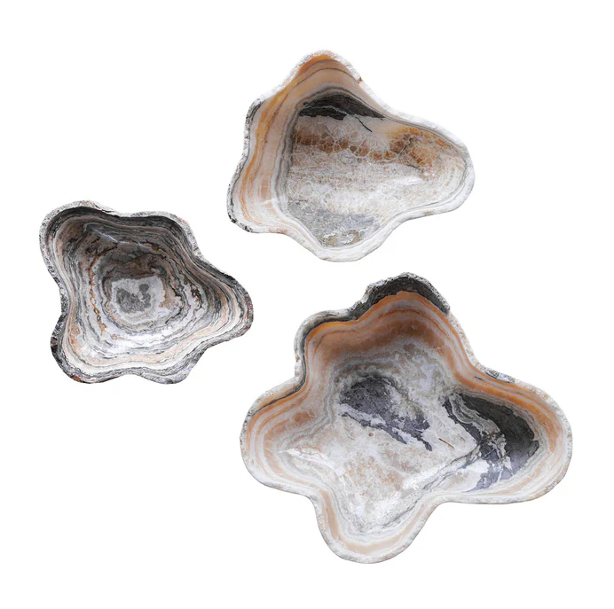 Onyx Bowl Freeform, Black Lapiz - 13 Hub Lane   |  Marble Bowls