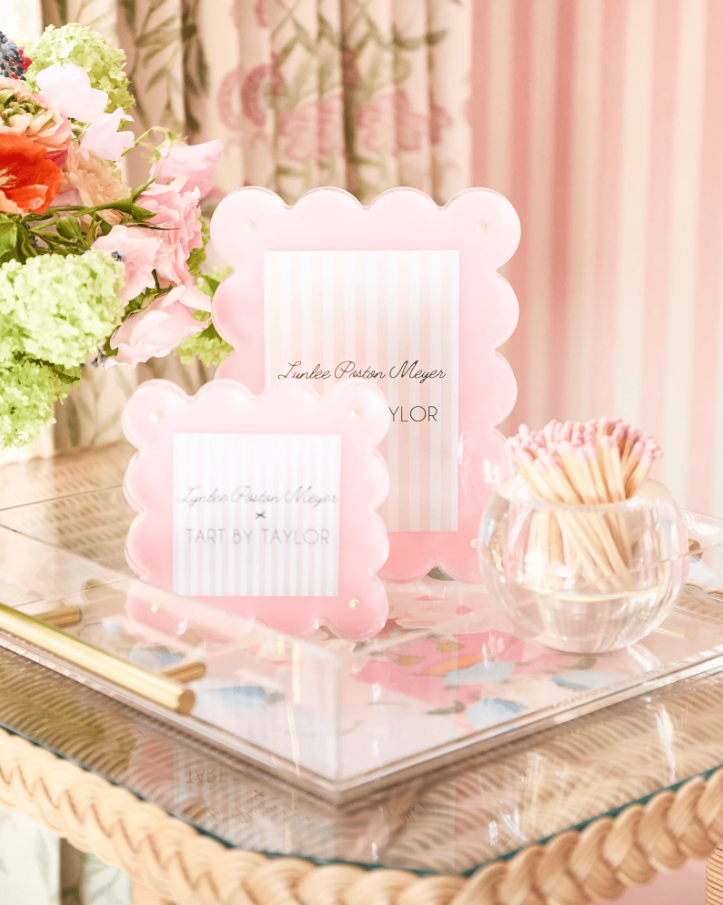 Acrylic Frame, Light Pink - 13 Hub Lane   |  Acrylic Frames