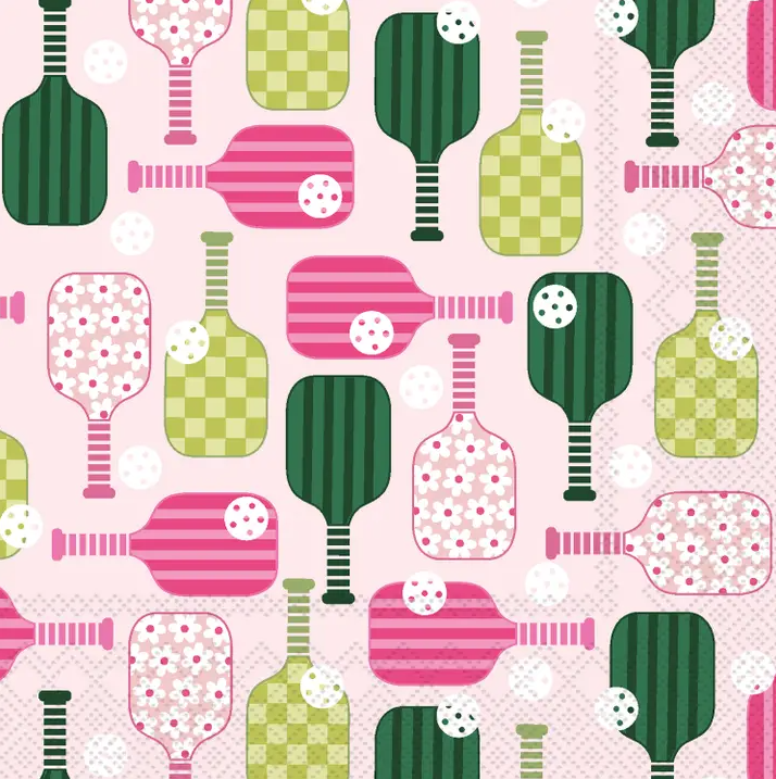 Pickleball Party Time Cocktail Napkins