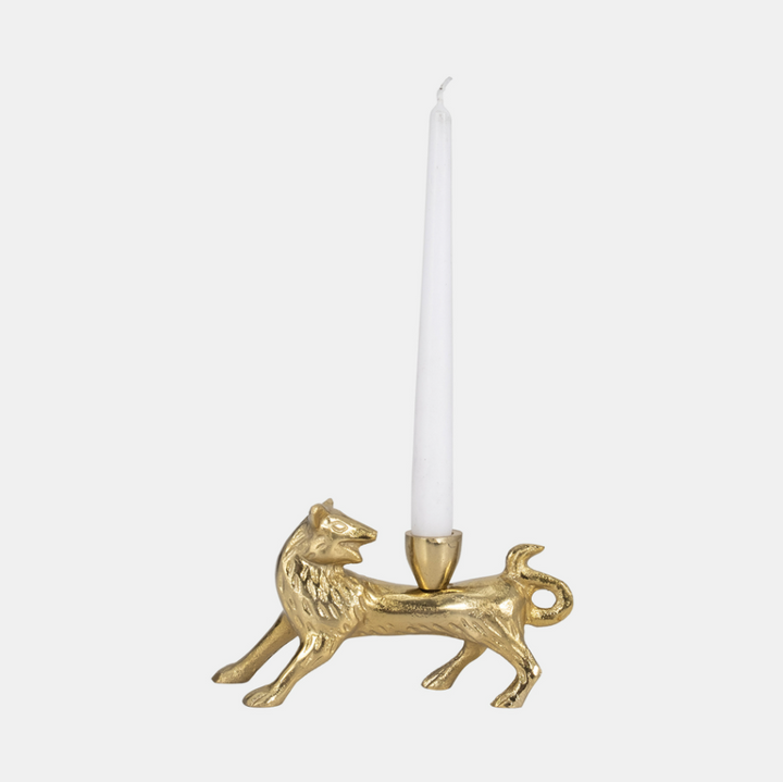 Fox Taper Candle Holder