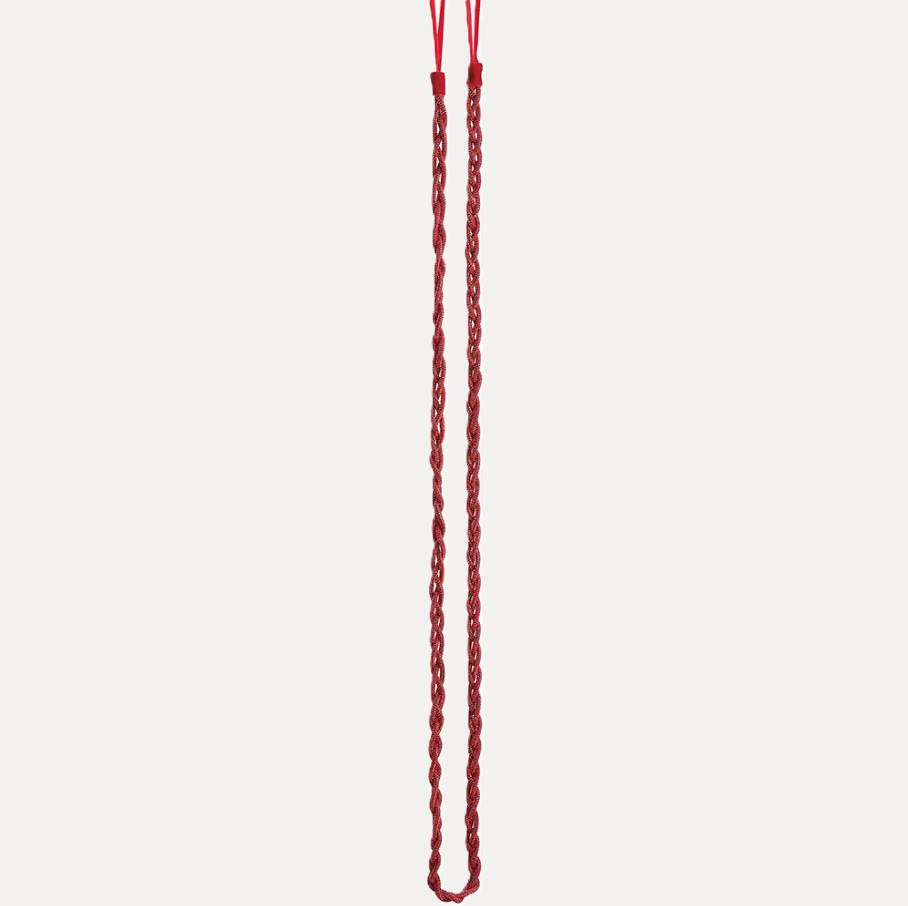 Twisted Diamond Garland,  Red - 13 Hub Lane   |  