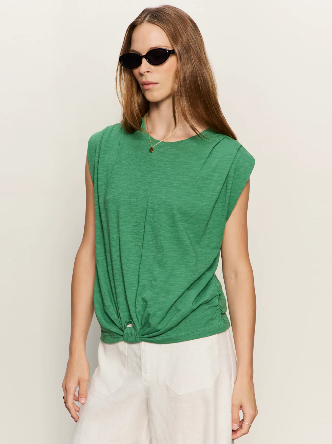 Knotted Muscle Tee, Green Juice