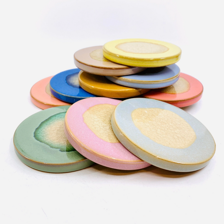 Stoneware Trivet, Reactive Glaze - 13 Hub Lane   |  Trivets