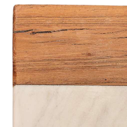 Marble & Wood Square Coaster - 13 Hub Lane   |  