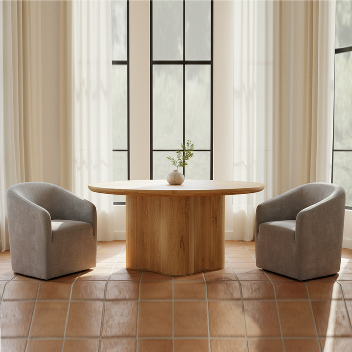 Sandy Rolling Dining Chair - 13 Hub Lane   |  Dining Chairs