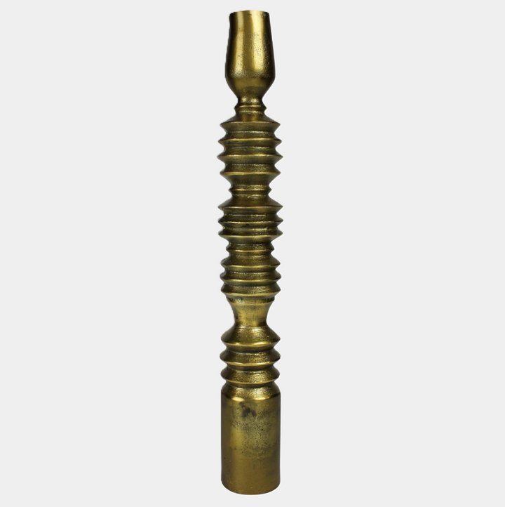 Ornate Taper Holder, Brass - 13 Hub Lane   |  