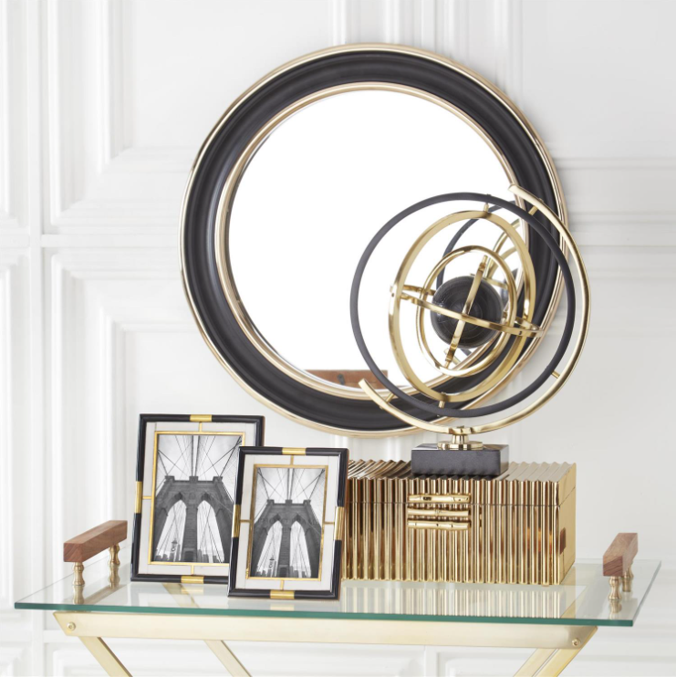 Bar Table w/ Glass Tray Top