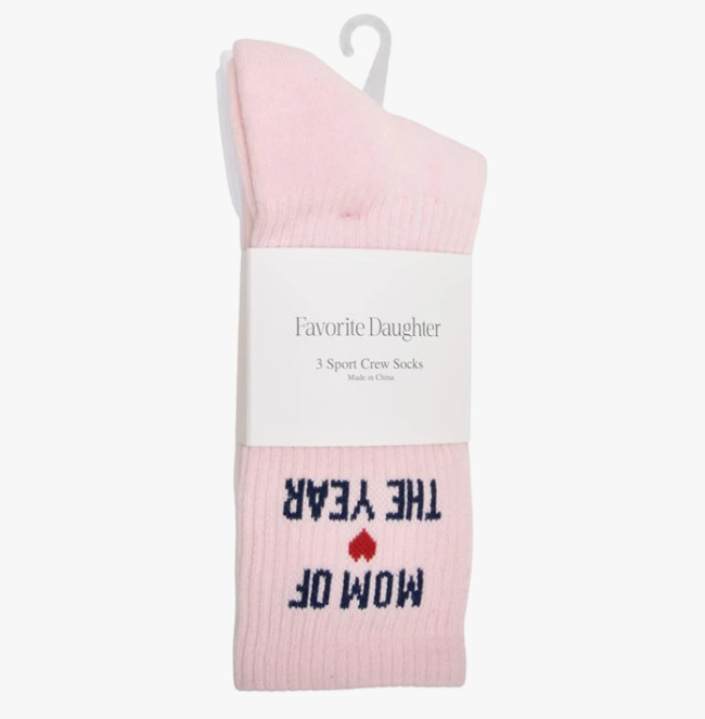 Favorite Daughter Mom of the Year Sock Set