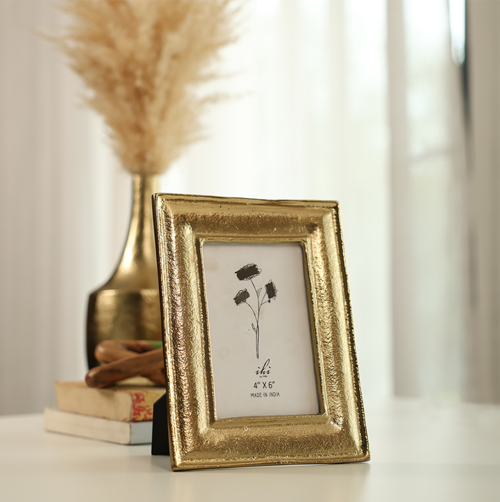 Gold Textured Photo Frame - 13 Hub Lane   |  
