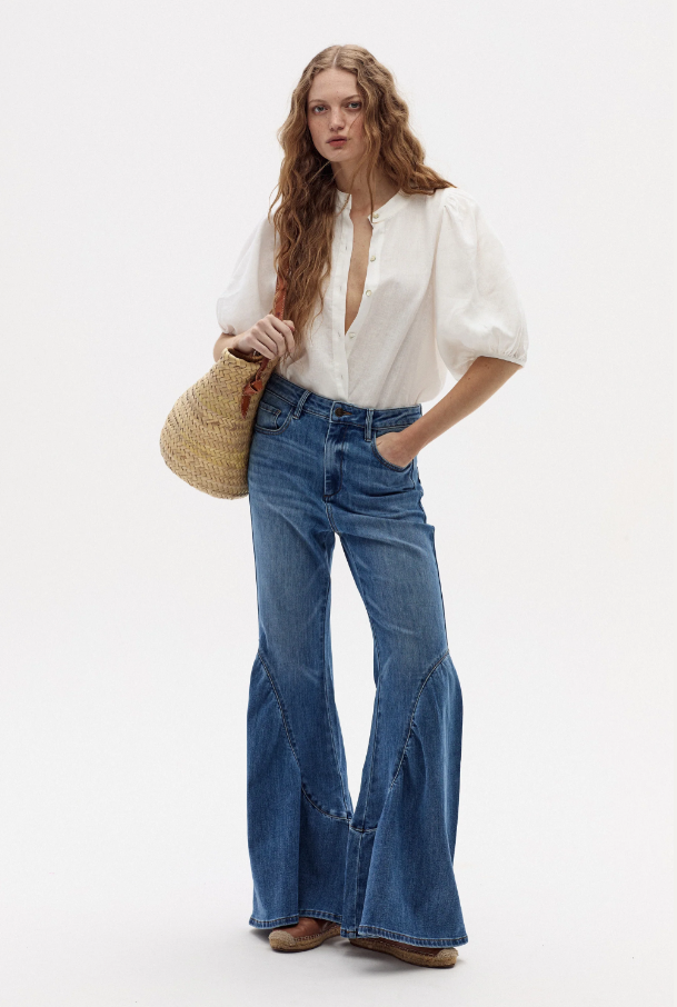 Gypsy Denim Pants, Washed Indigo - 13 Hub Lane   |  
