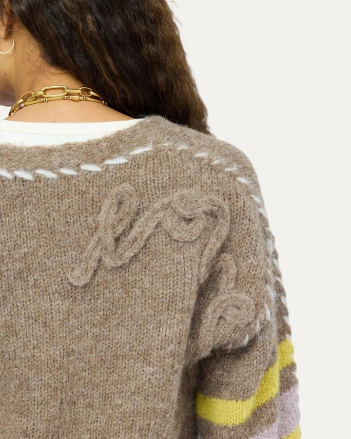 Sienna Stripe Cardigan, Multi
