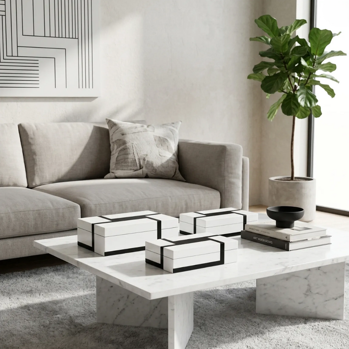 Bold Lines Resin Box