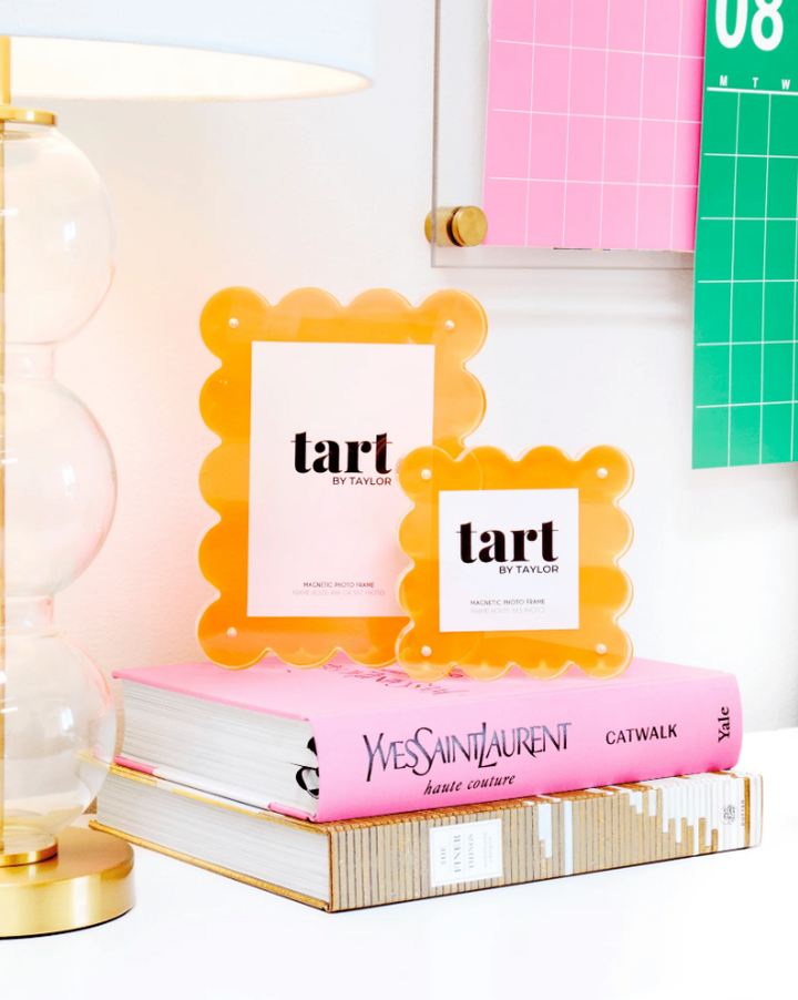 Mini Acrylic Frame, Neon Orange - 13 Hub Lane   |  