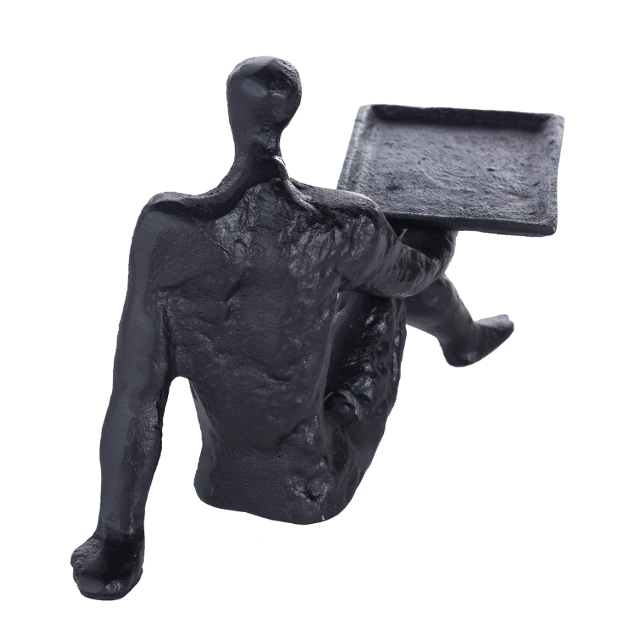 Dann Foley Lifestyle Tray Man Sculpture - Thumbnail 2