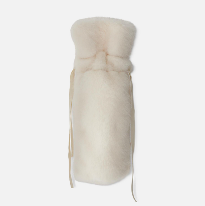 Faux Fur Wine Bag