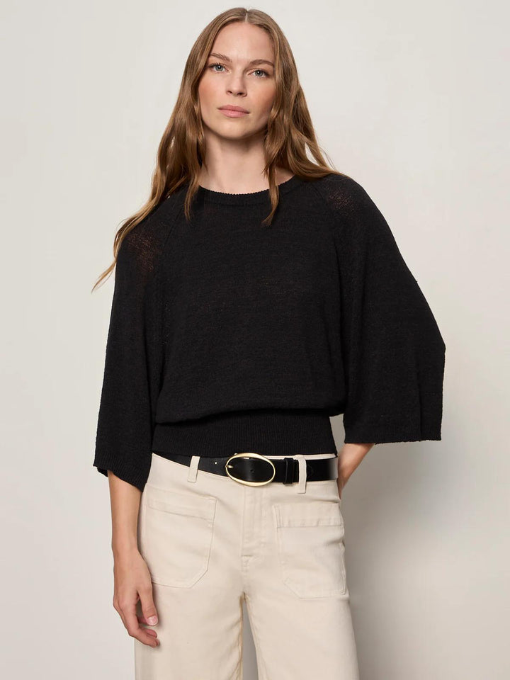 About Us Relaxed Pullover, Black