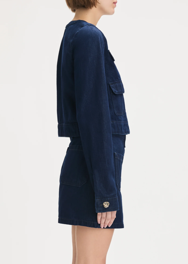 Denim Emily Jacket, Stout - 13 Hub Lane   |  Denim Jackets