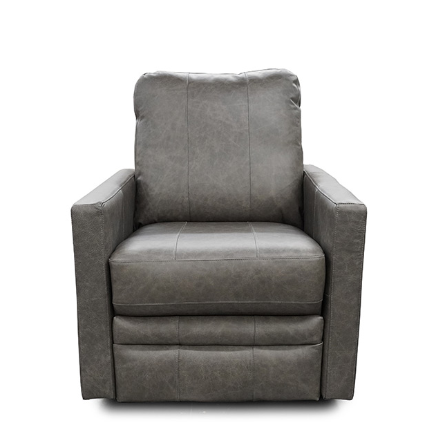 Giana Leather Power Swivel Barrel Recliner