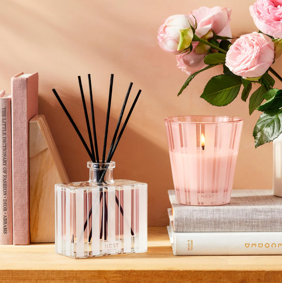 NEST Himalayan Salt & Rosewater Reed Diffuser