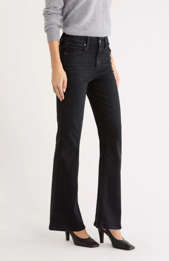 Paige High Rise Laurel Canyon 32" Bootcut Jean, Yacht Club