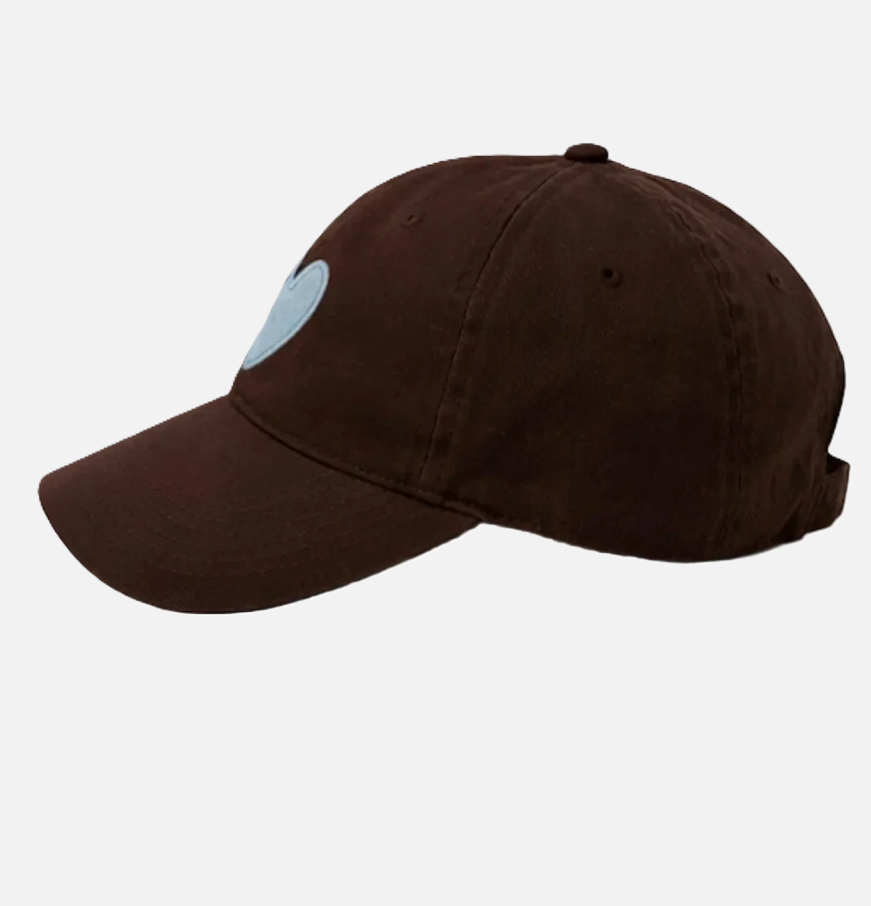 Imperfect Heart Hat, Cocoa-Chambray